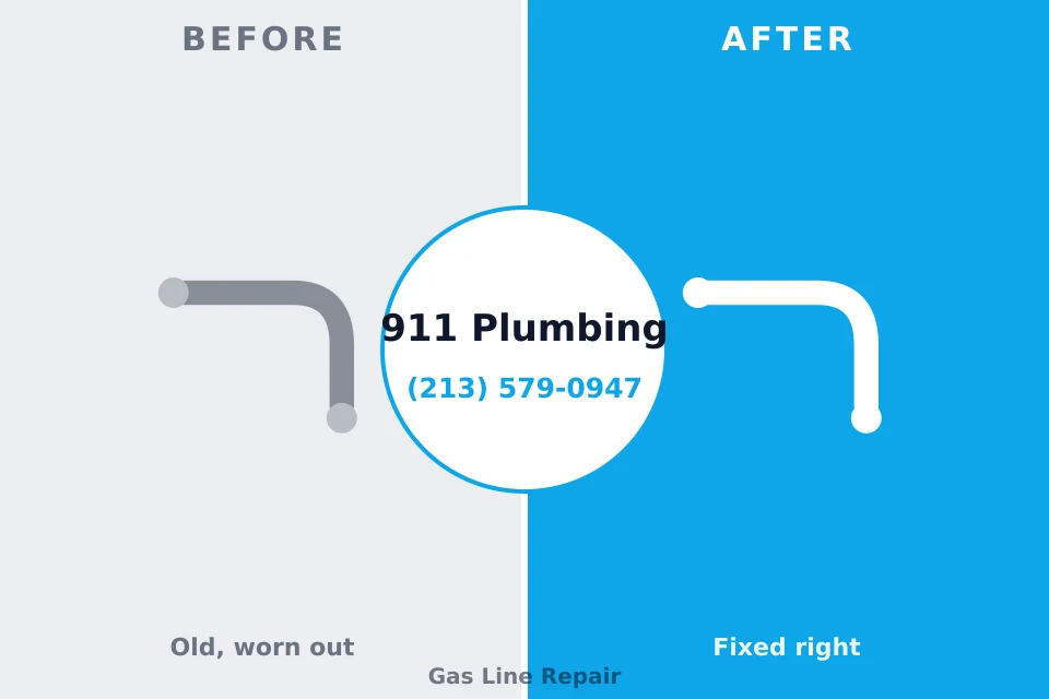 Before and after: plumbing company Conning Towers Nautilus Park, CT